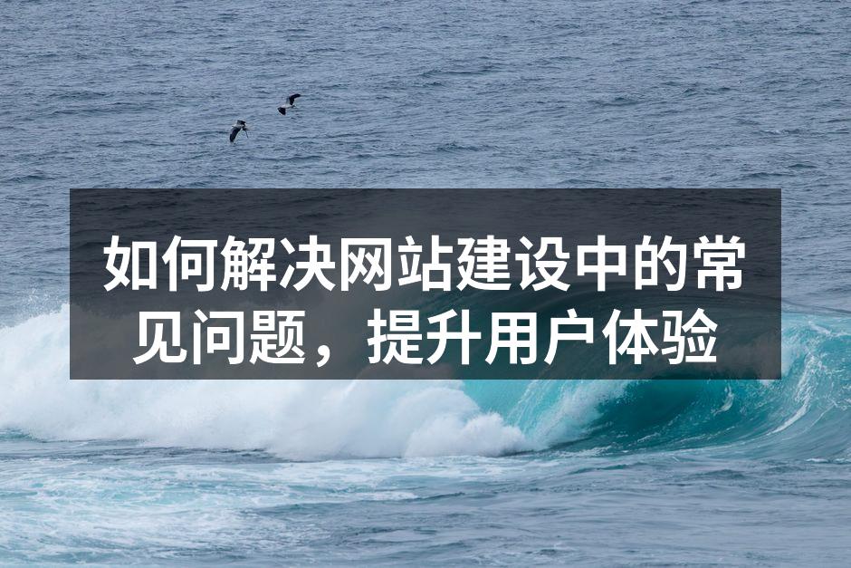 网站建设的常见问题