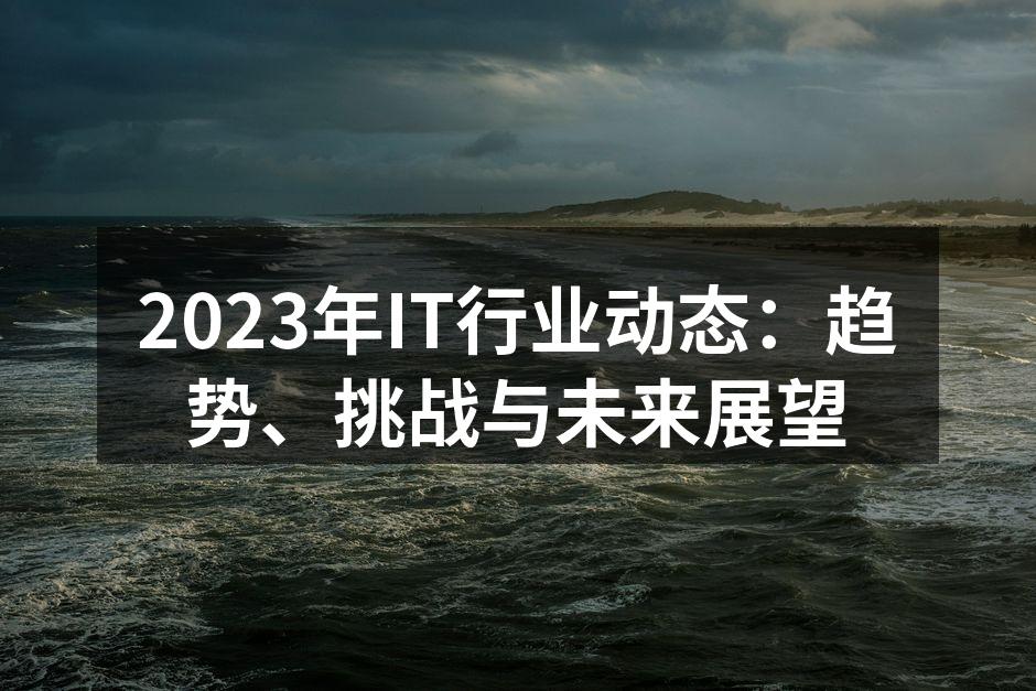 2023年IT行业动态：趋势、挑战与未来展望